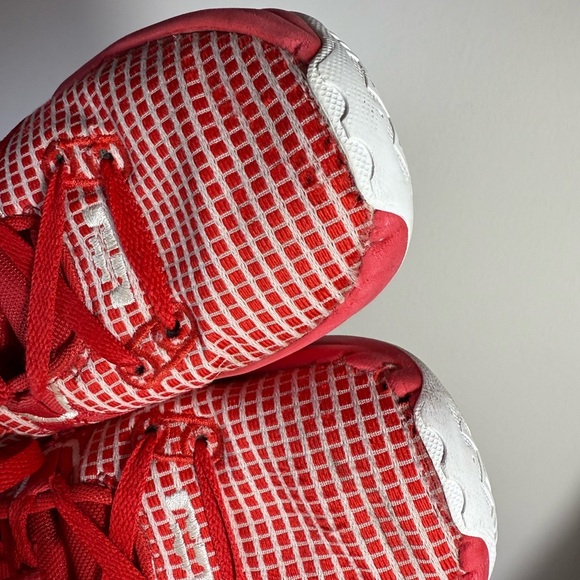 Nike Red and White Lebron Witness Sneakers, Men’s 8.5 - Picture 10 of 12